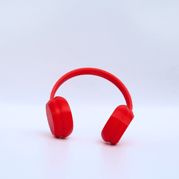 red headphone for labubu