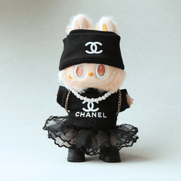 Black Coco Chanel Lady Set (6-Piece)