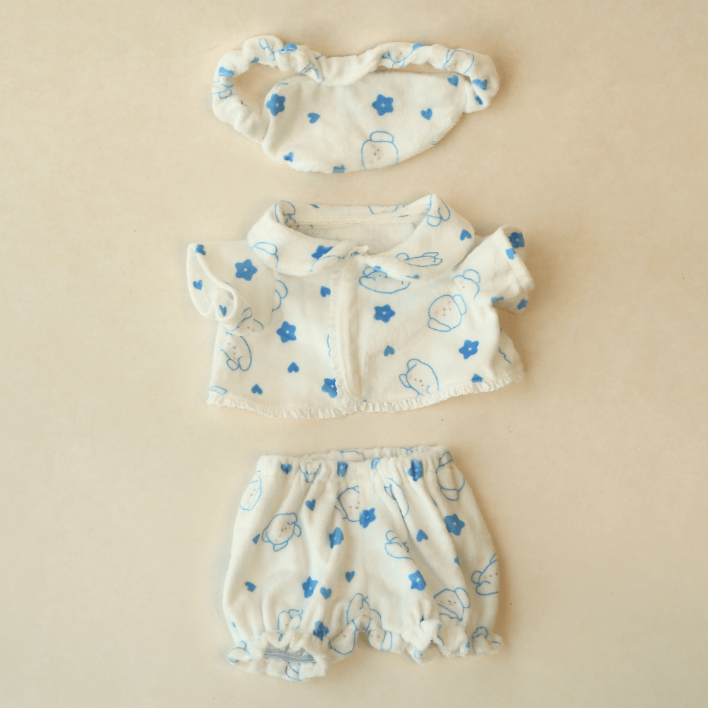 Nubi Teddy Bear with Starry Dreams Pajamas | Handmade Jointed Stuffed Bear