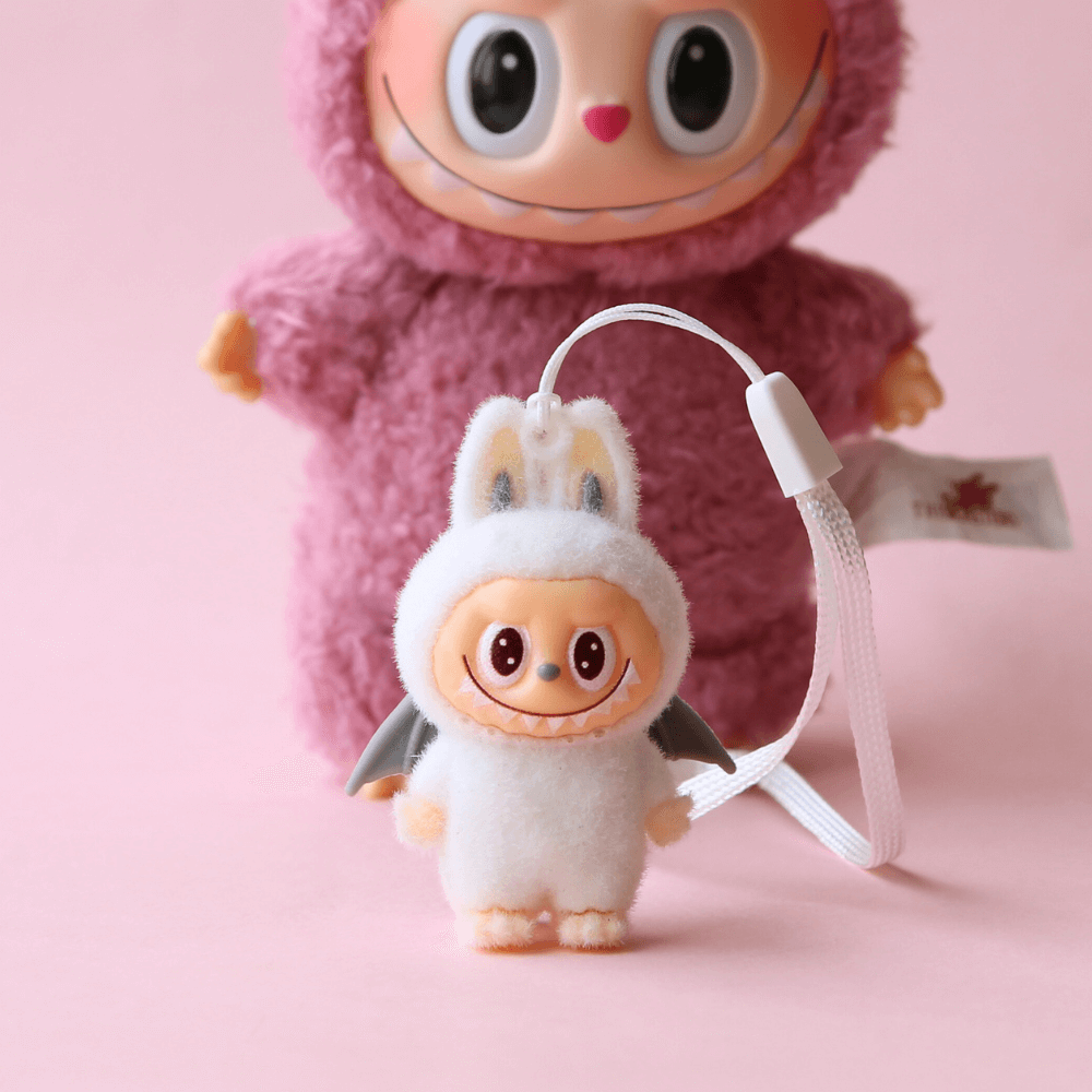 White Angel Labubu Charm
