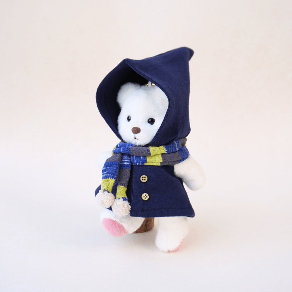 Nubi Teddy Bear Keychain & Little Wizard Set - 6 Inches (Bear Included)
