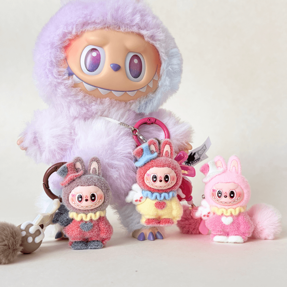 Circus Mini Labubu keychain