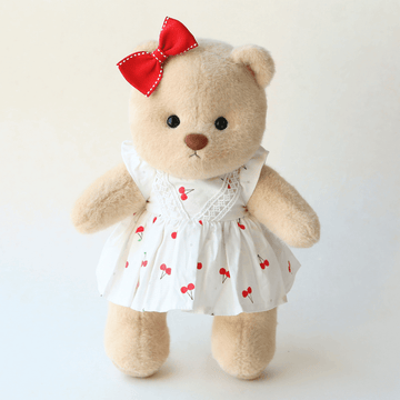 Cherry Blossom Dress Set | Handmade Jointed Stuffed Bear