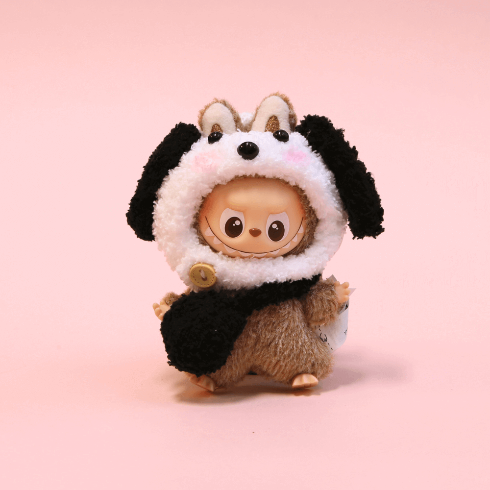 Plush Hat & Backpack Set for labubu 4.0- pin for love
