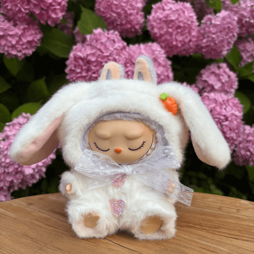 Long-Eared Rabbit Costume Faux Mink Fur 2-Piece Set