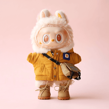 Outdoor Hiking Puffer Outfit (3-Piece) for Labubu