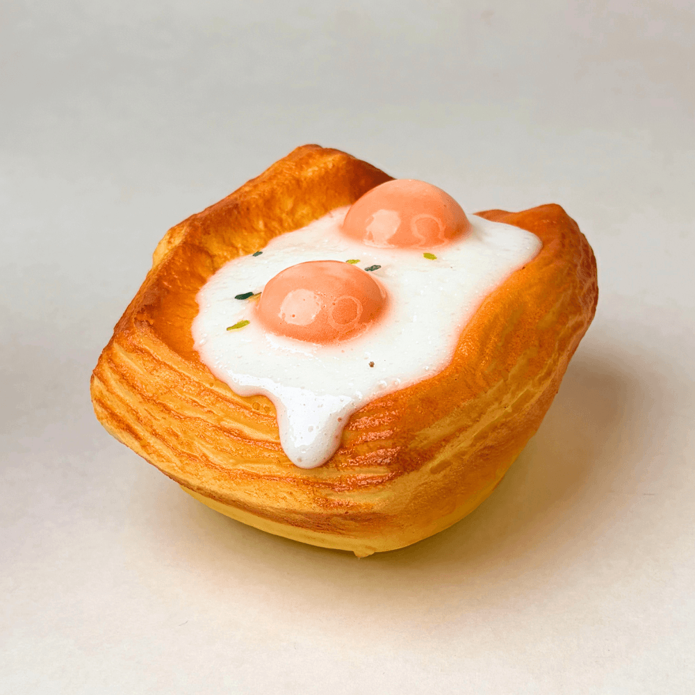 Scallion Egg Toast Squishy – Slow Rising & Soft