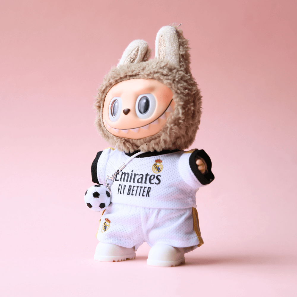 Emirates Football Set (4-Piece with Ball) for Labubu
