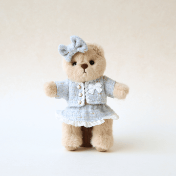 Nubi Teddy Bear & Classic Chic Tweed -6 Inches(Bear Included)