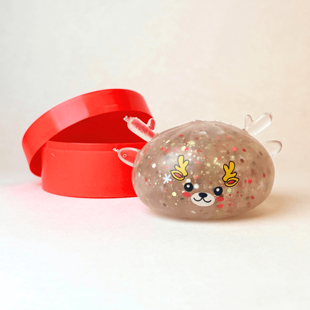 Christmas Mystery Dumpling with Flashing Lights - Color-Changing Stress Relief Fidget Toy