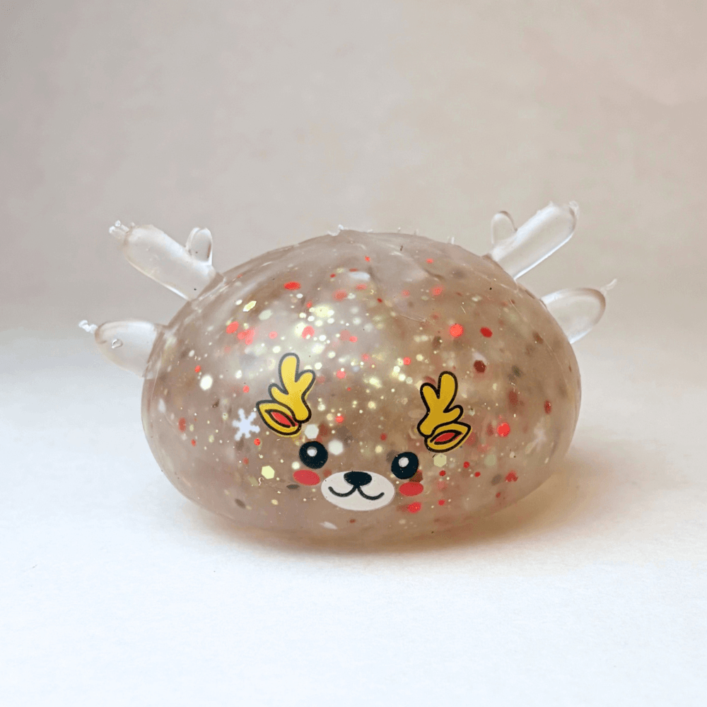 Christmas Mystery Dumpling with Flashing Lights - Color-Changing Stress Relief Fidget Toy
