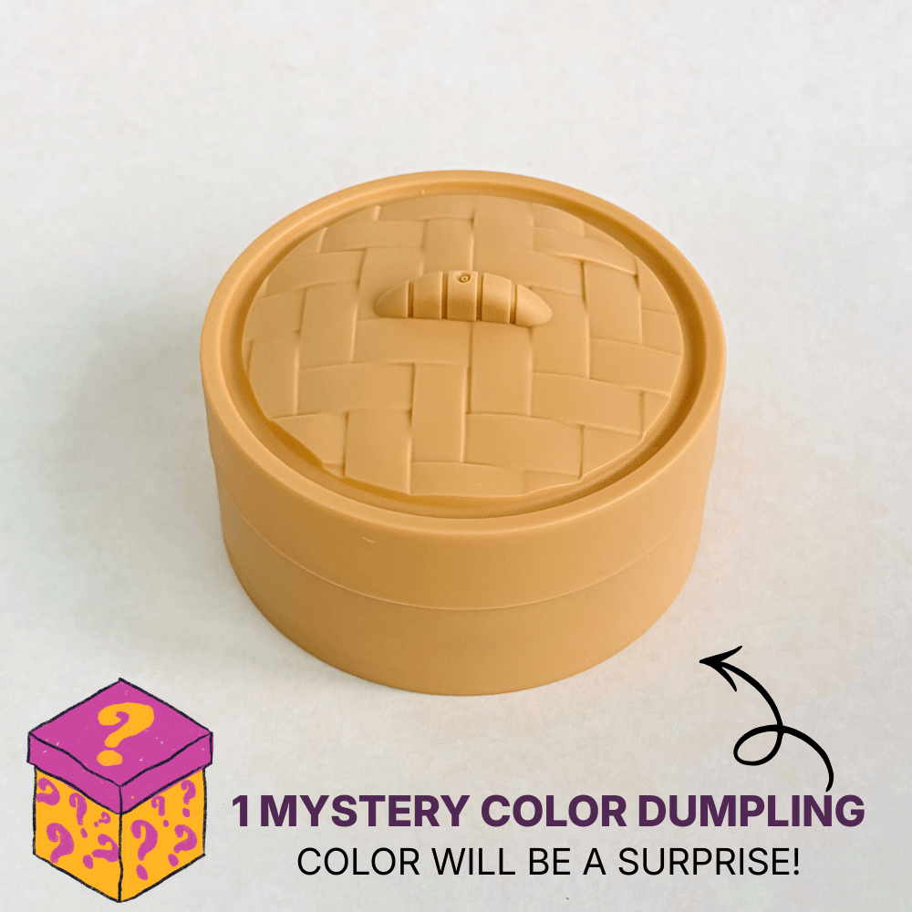 Glitter Mystery Color Dumpling - Stress Relief Fidget Toy packaging