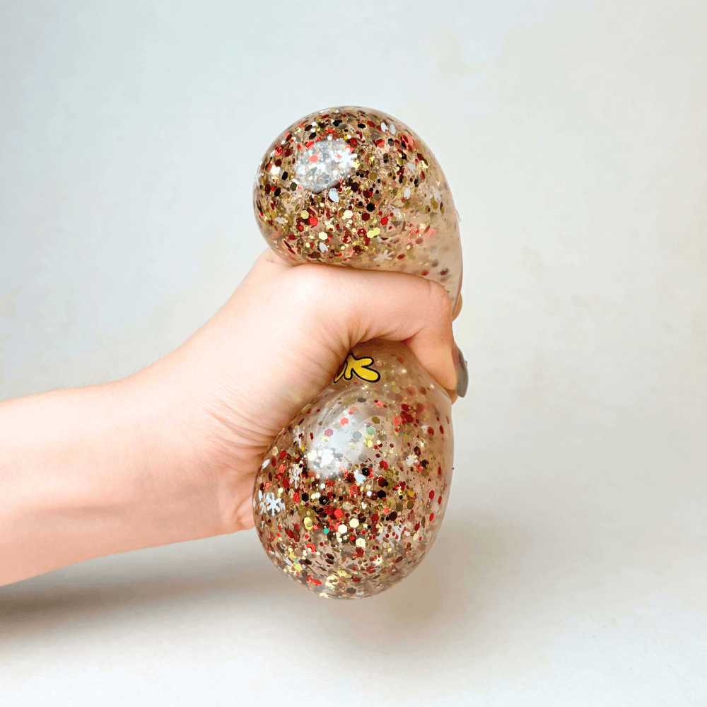 Christmas Mystery Dumpling with Flashing Lights - Color-Changing Stress Relief Fidget Toy