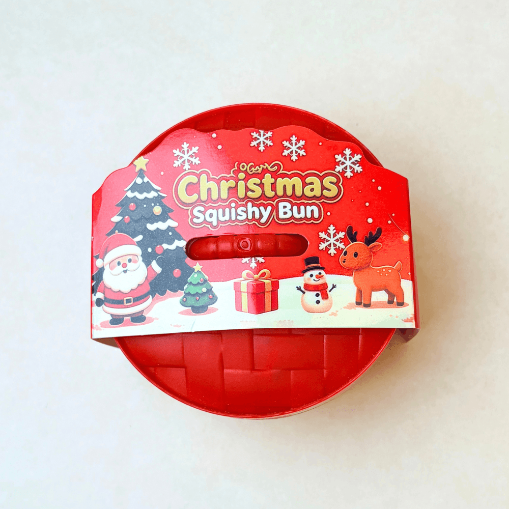 Christmas Mystery Dumpling with Flashing Lights - Color-Changing Stress Relief Fidget Toy