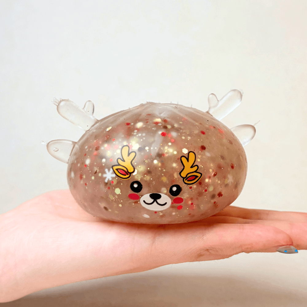 Christmas Mystery Dumpling with Flashing Lights - Color-Changing Stress Relief Fidget Toy