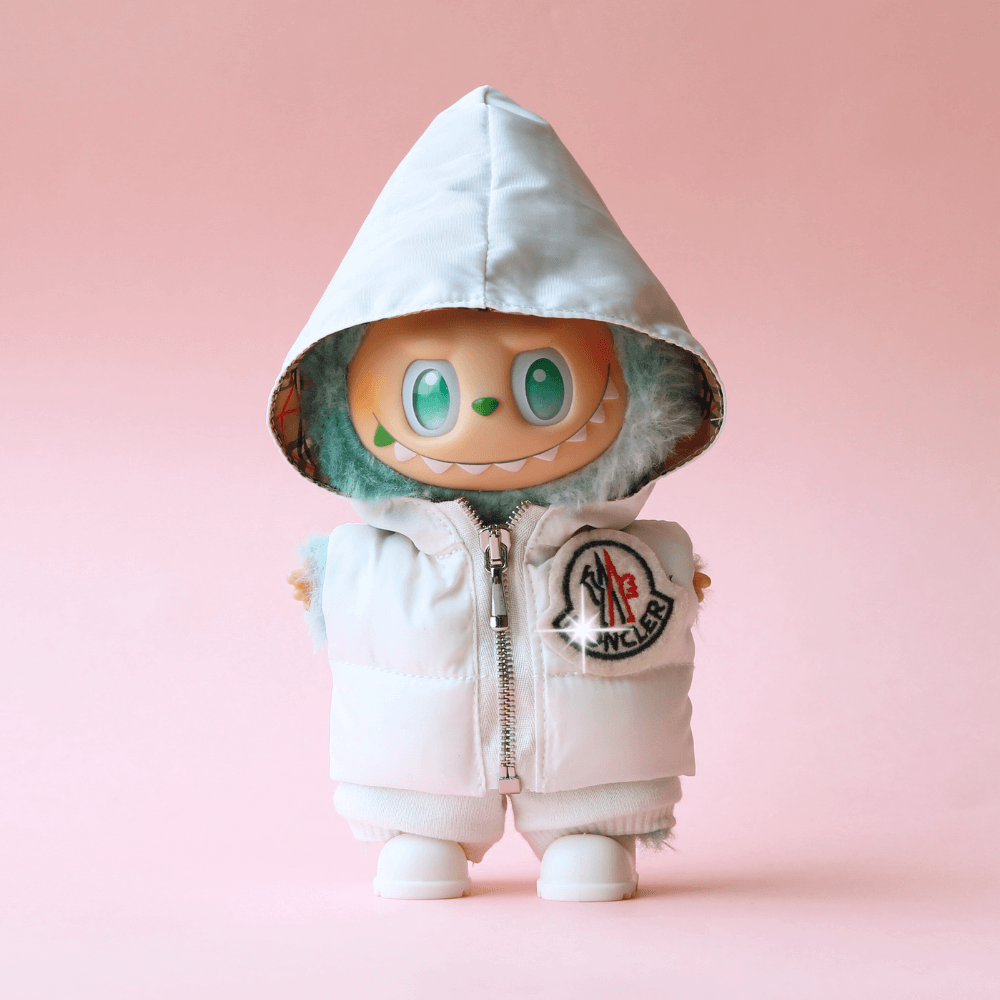 Moncler-Style Set for Labubu (3-Piece)