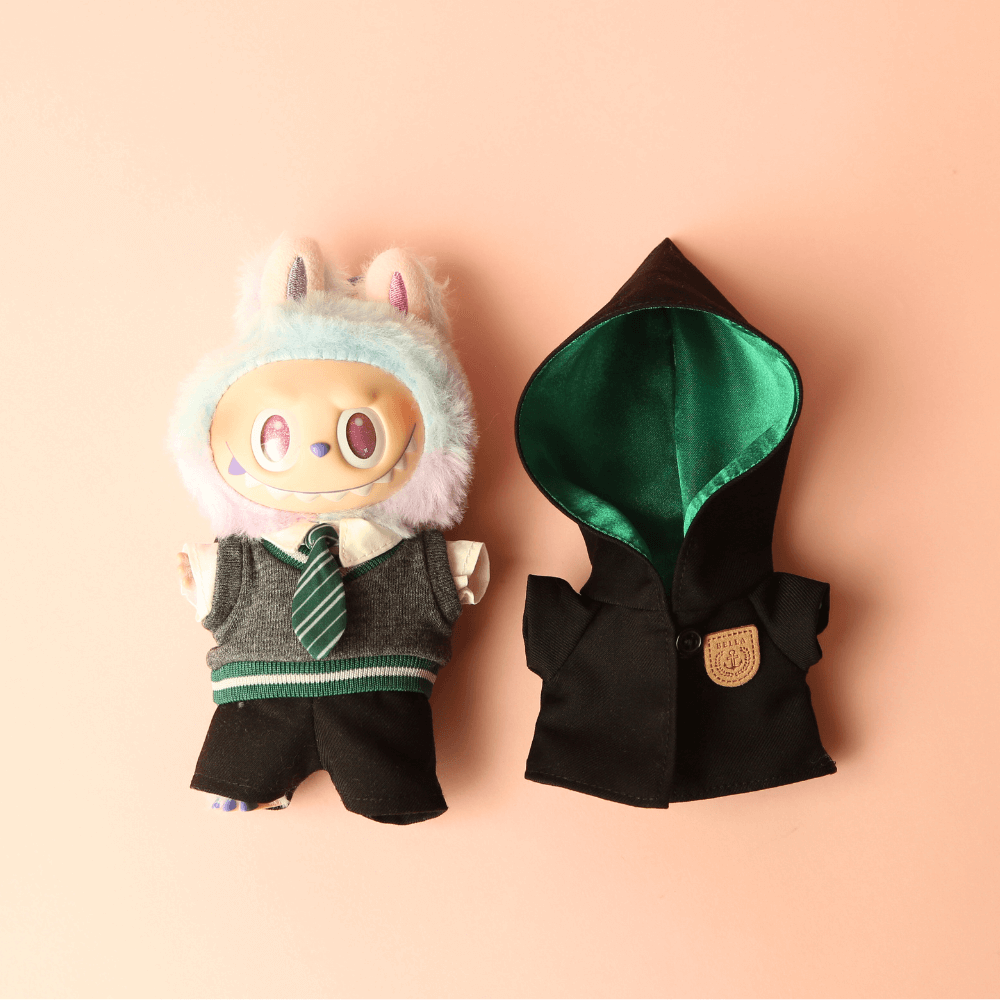 Wizard Academy Set – 5-Piece Uniform with Cape, Shirt, Vest, Pants & Tie