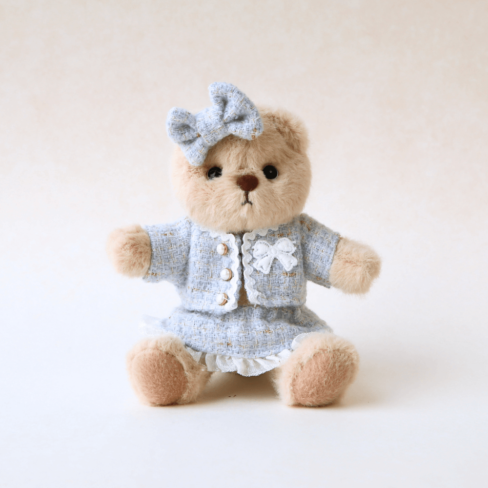Nubi Teddy Bear & Classic Chic Tweed -6 Inches(Bear Included)