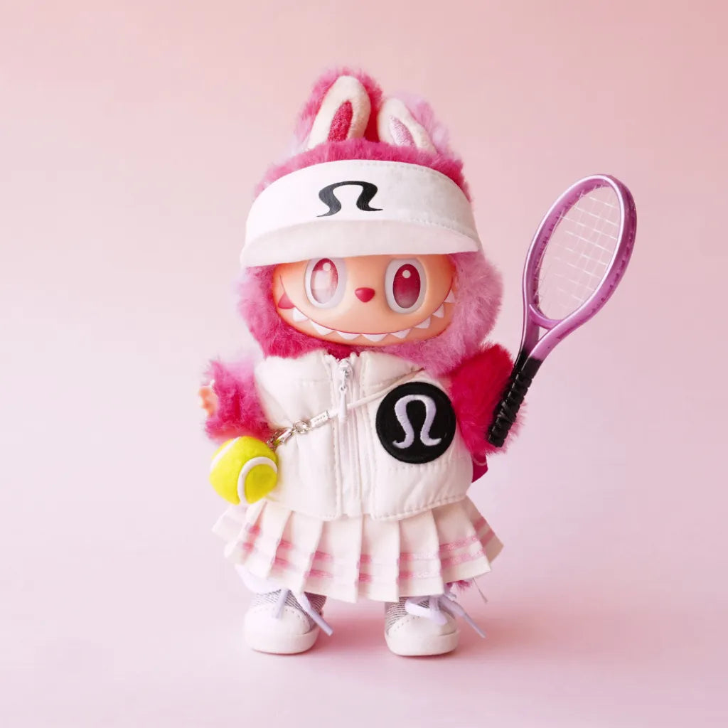 Lulu Style Puffer Vest Outfit (6-Piece) for Labubu