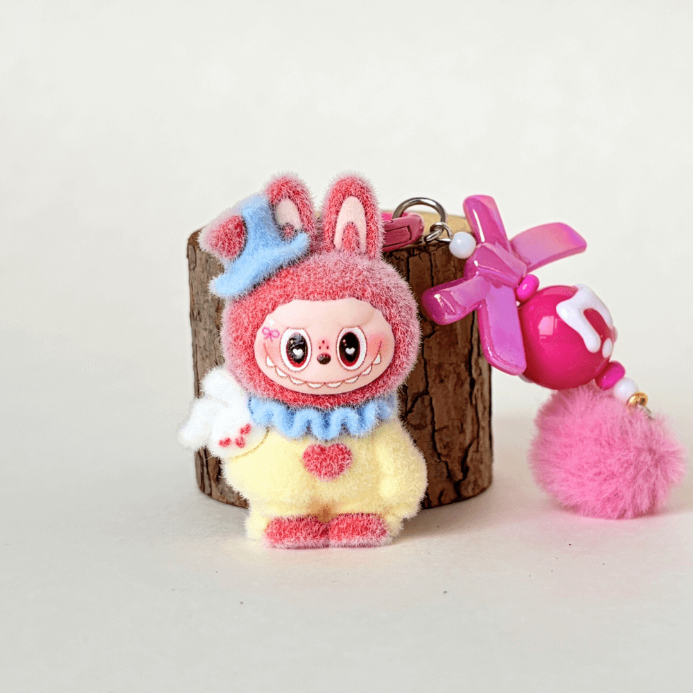Circus Mini Labubu keychain
