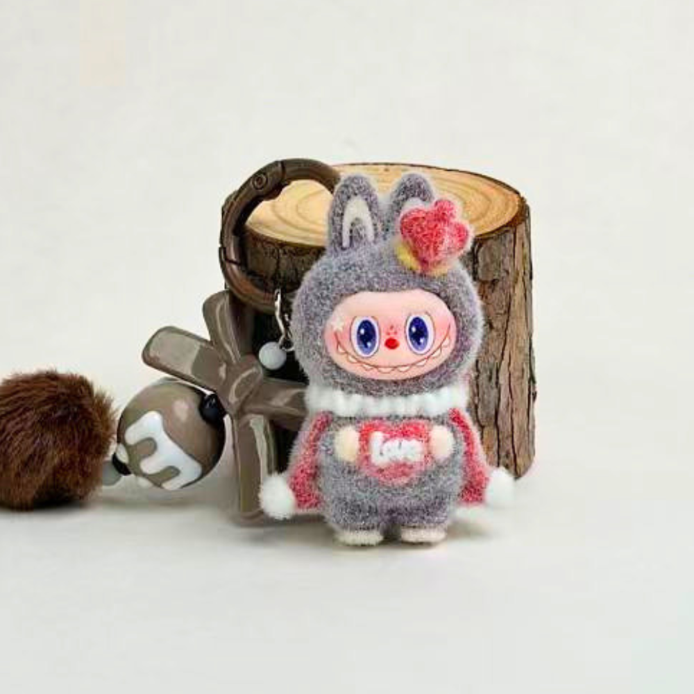 Princess Mini Labubu keychain