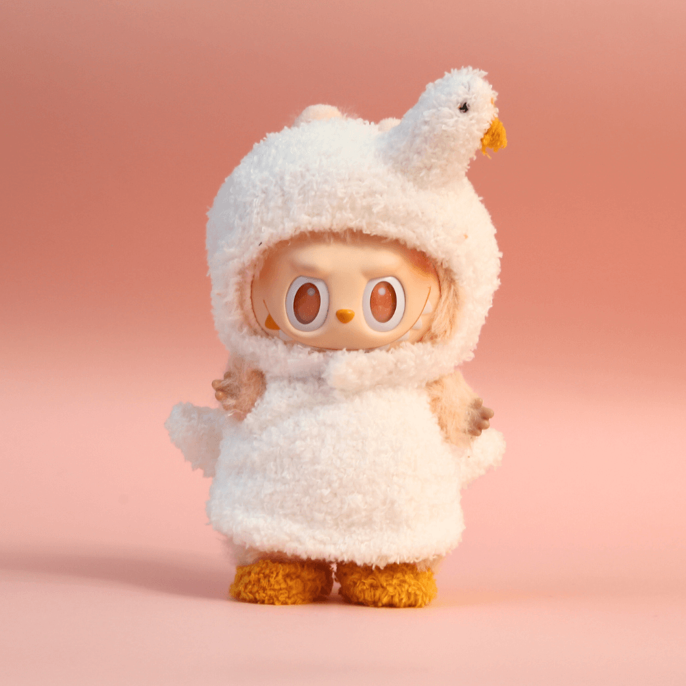 Fluffy Goose Onesie for Labubu