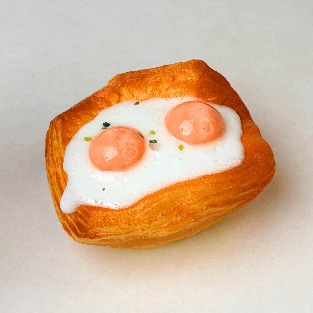 Scallion Egg Toast Squishy – Slow Rising & Soft
