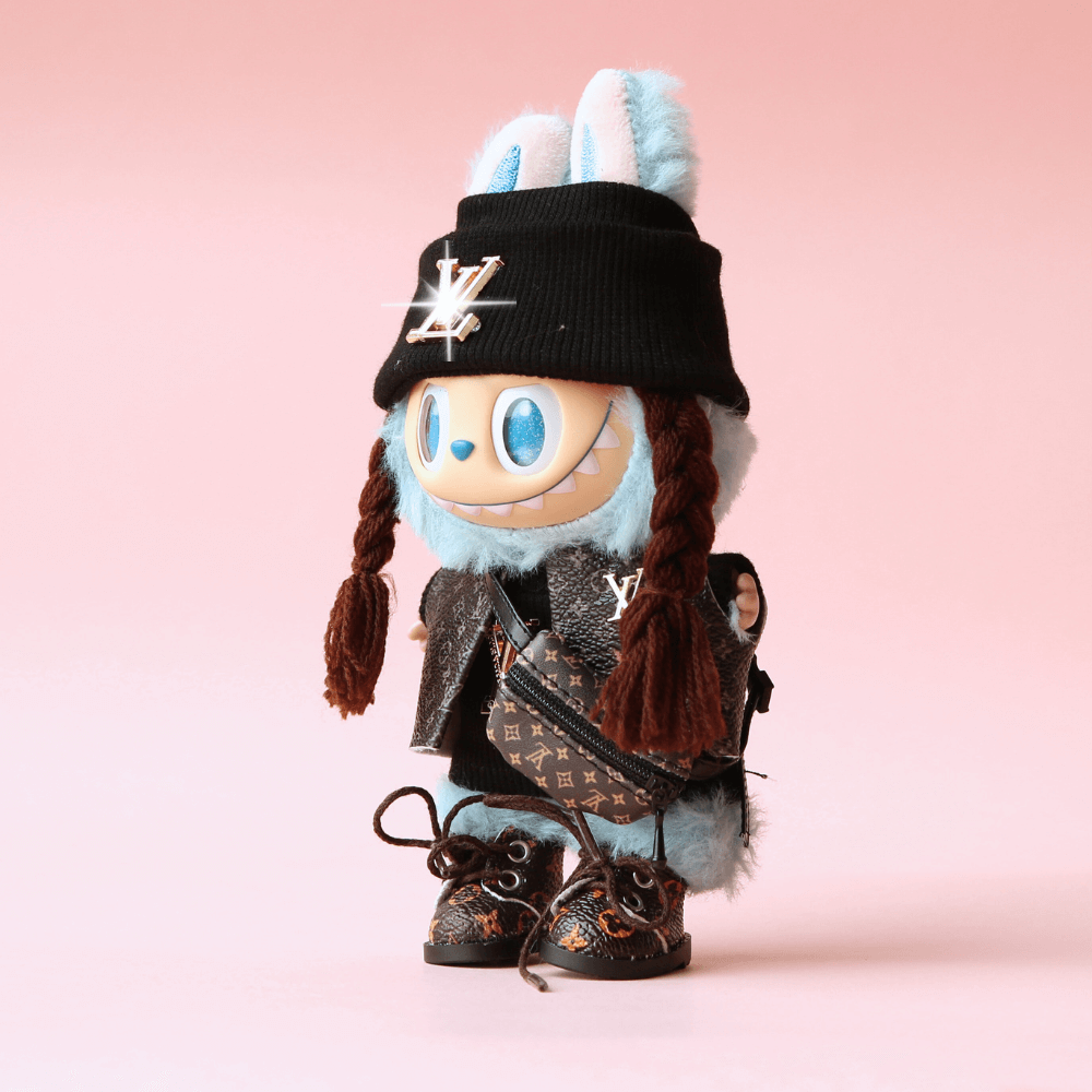 Classic Brown Monogram Set – 6-Piece Set-Labubu Clothes