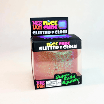 NeeDoh Nice Cube Glitter & Glow