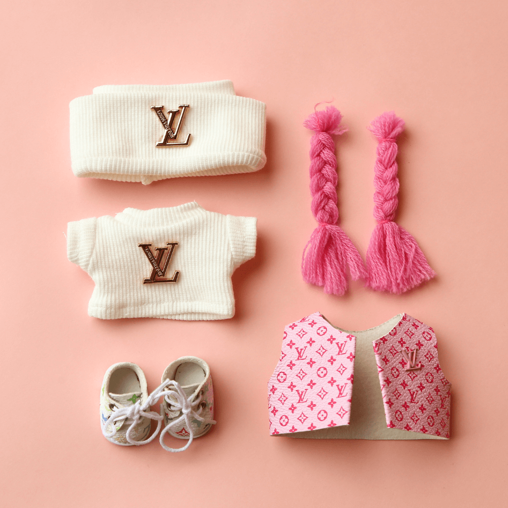 LV Classic Pink Monogram Set