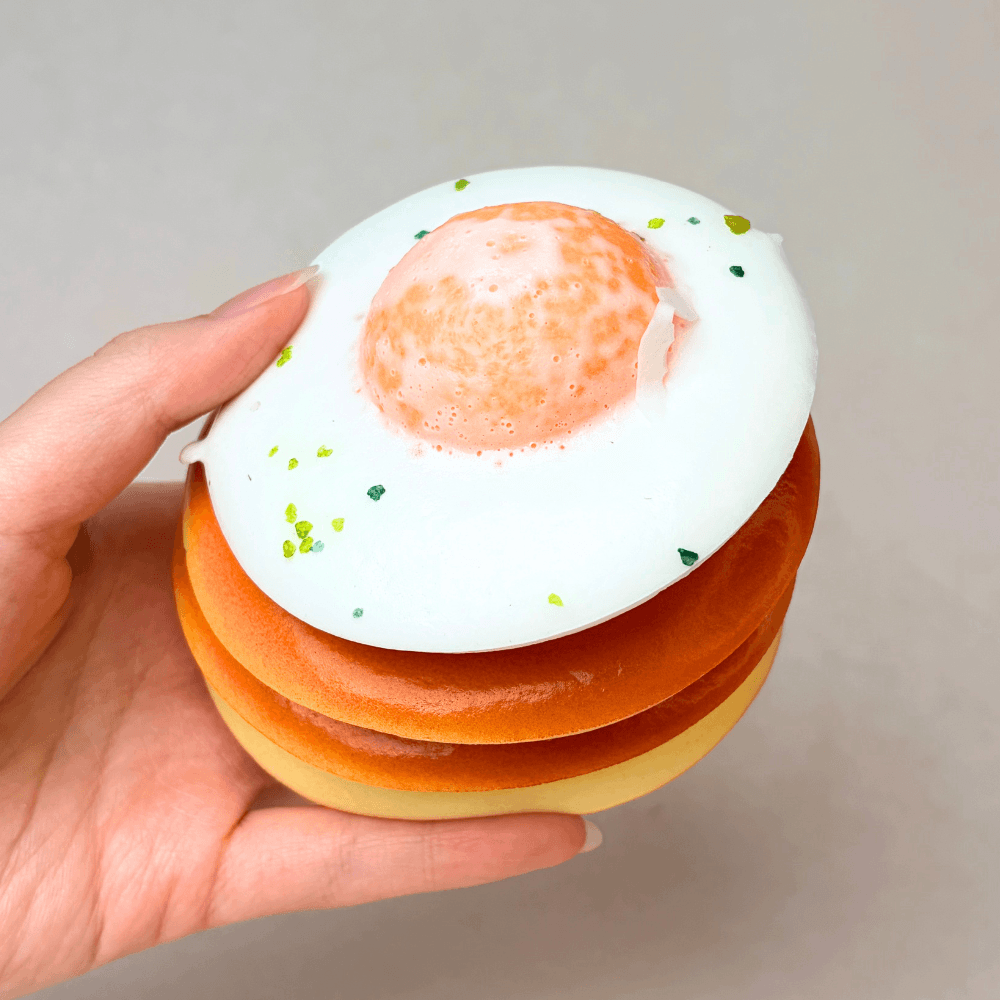 Peel-Apart Egg Toast Squishy – Slow Rising & Soft