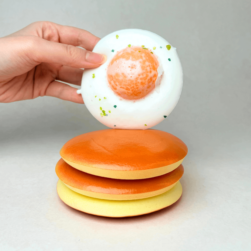 Peel-Apart Egg Toast Squishy – Slow Rising & Soft