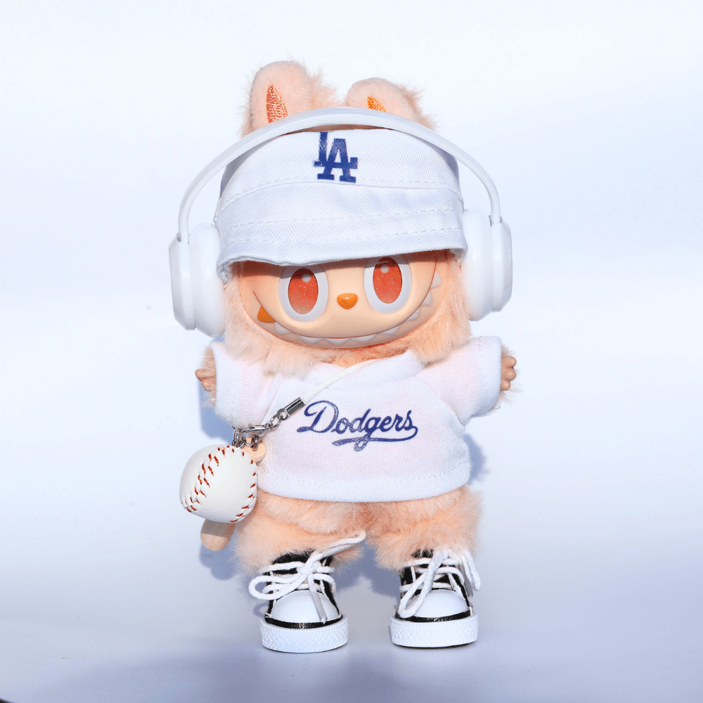 labubu clothes baseball LA Dodges