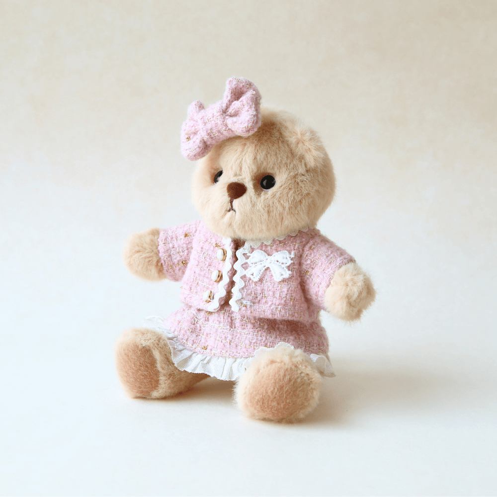 Nubi Teddy Bear & Classic Chic Tweed -6 Inches(Bear Included)