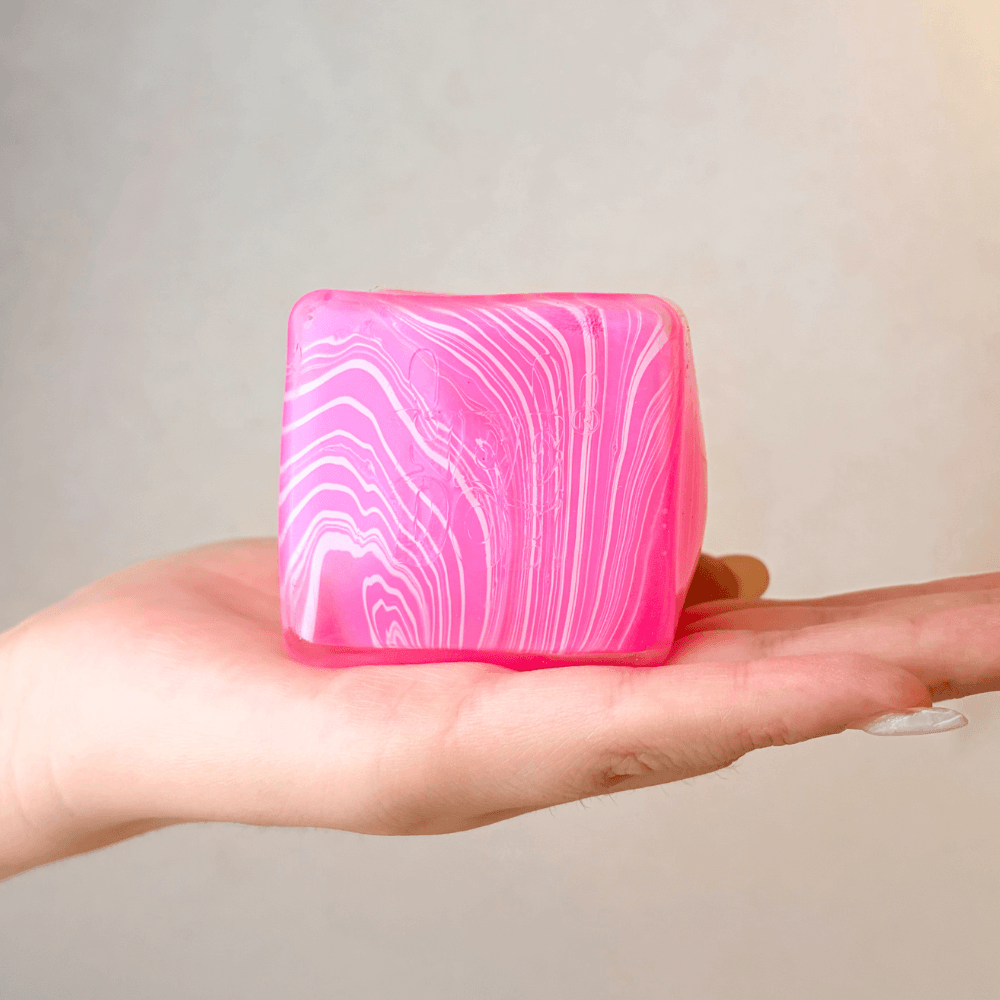 NeeDoh Nice Cube Swirl- Satisfying Square Shaped Sensory Toy, Original Size