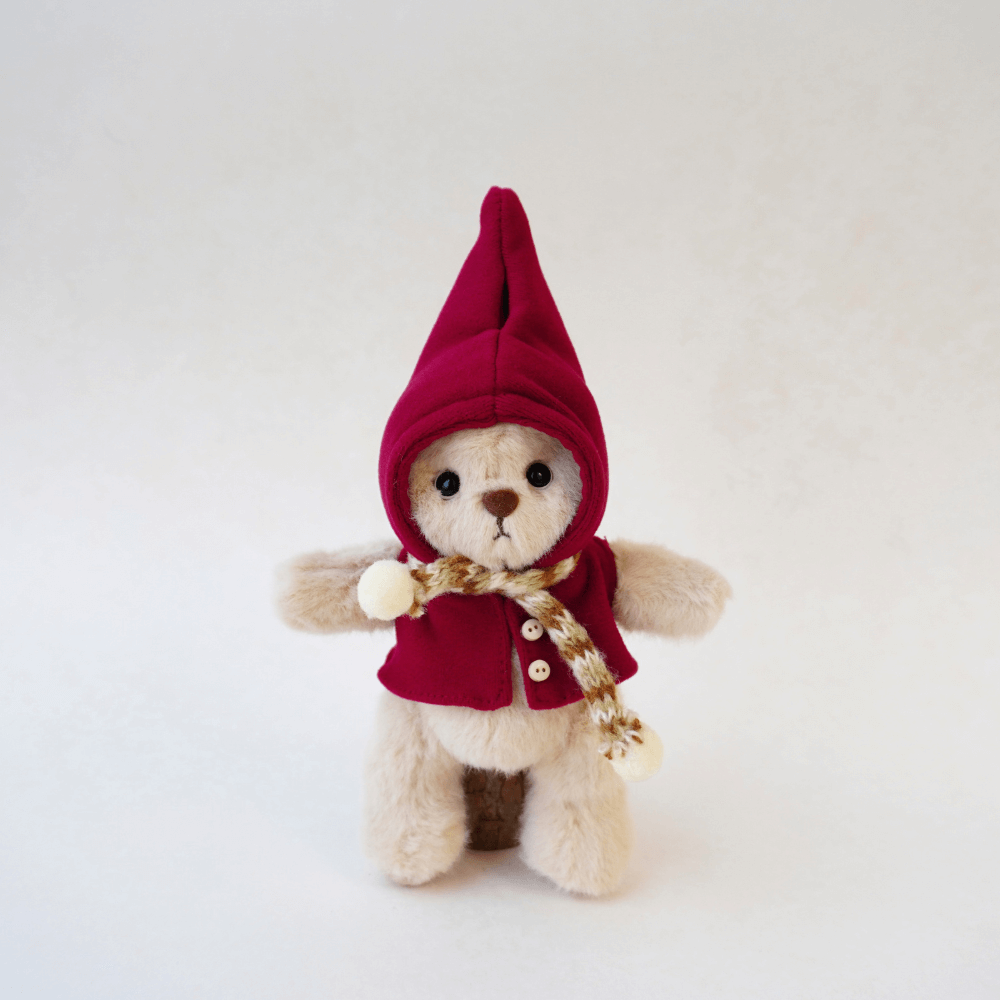 Nubi Teddy Bear Keychain & Little Wizard Set - 6 Inches (Bear Included)