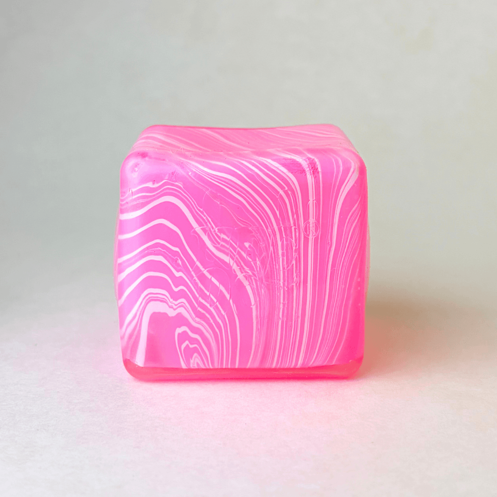 NeeDoh Nice Cube Swirl- Satisfying Square Shaped Sensory Toy, Original Size