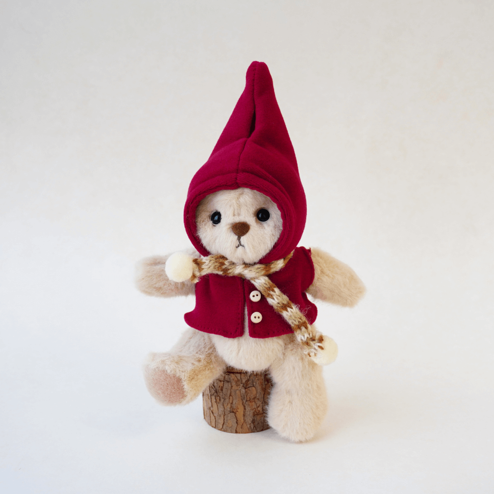 Nubi Teddy Bear Keychain & Little Wizard Set - 6 Inches (Bear Included)
