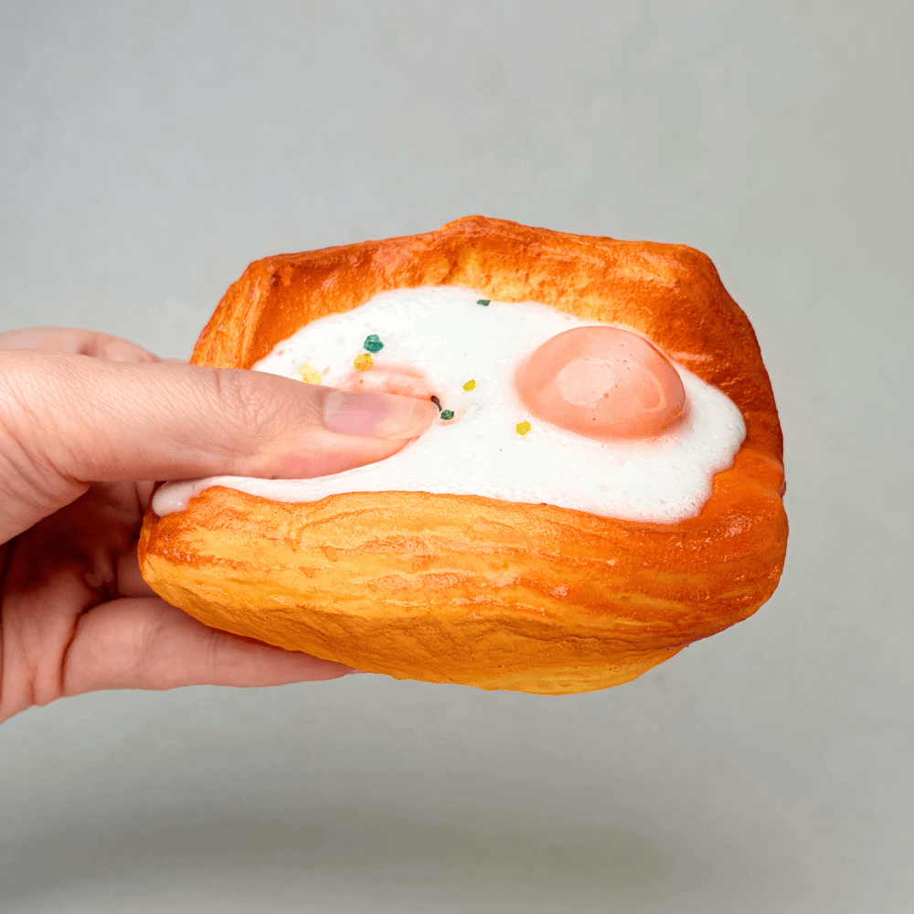 Scallion Egg Toast Squishy – Slow Rising & Soft