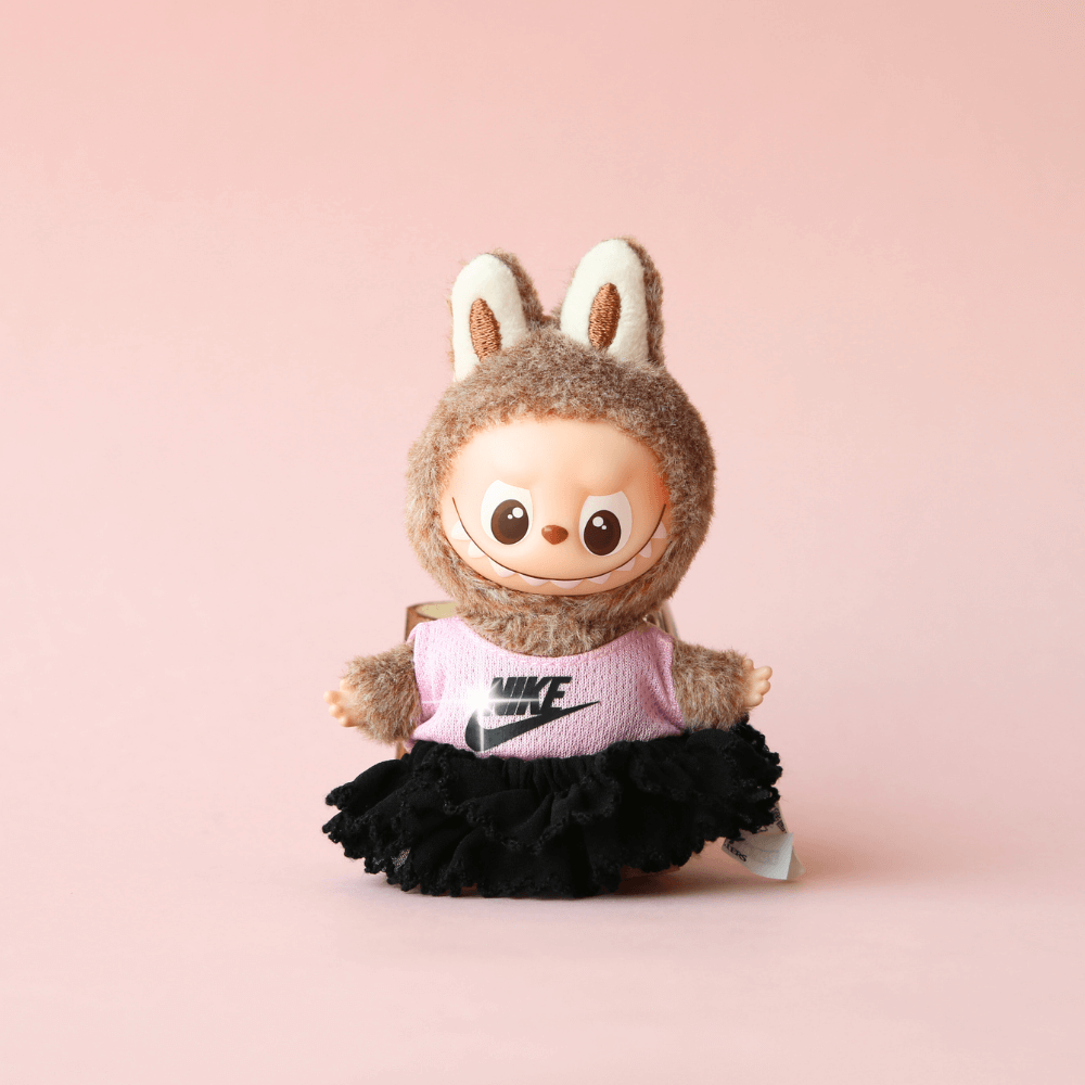 Boobulo? Nike Tank & Tulle Skirt Set for Labubu 4.0 pin for love 
