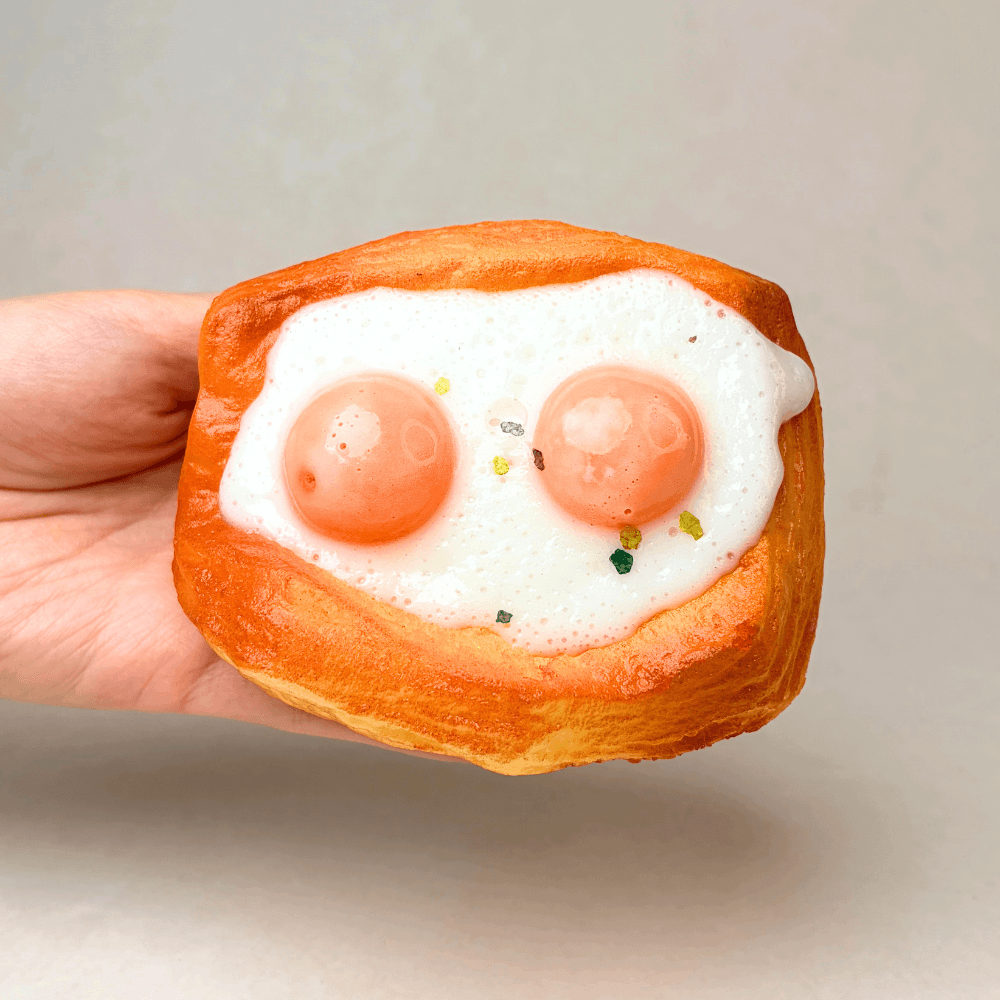 Scallion Egg Toast Squishy – Slow Rising & Soft