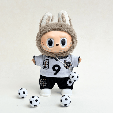 England National Team Football Set (4-Piece with Ball) for Labubu