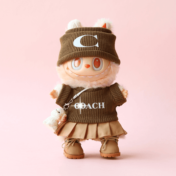 Autumn Outfit Set with Timberland Boots & Puppy Charm(5-Piece)