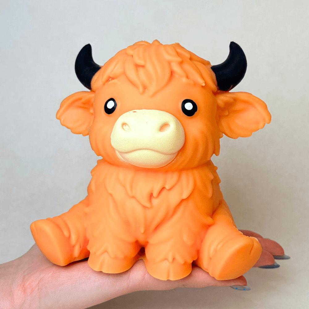 Highland Cow Squishy - Large Size