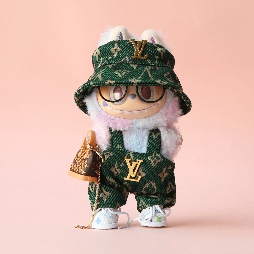 LV Green Monogram Luxe Set
