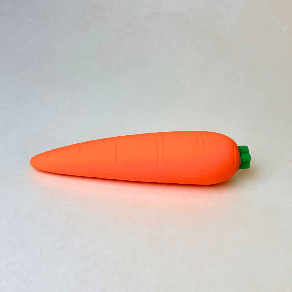Squish and Stress Carrot packaging