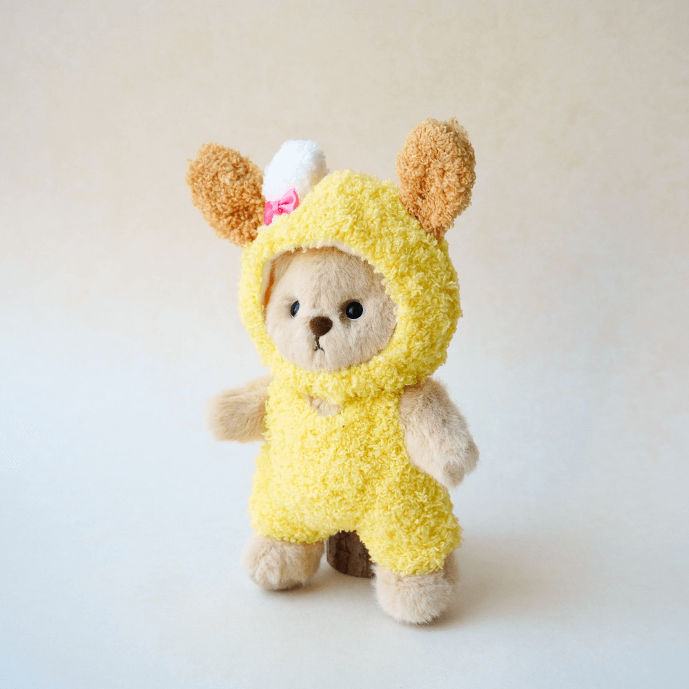 Nubi Teddy Bear & Puppy Outfit - 6 Inches (Bear included)