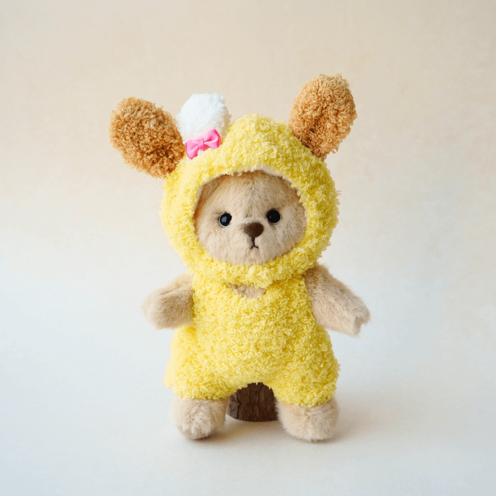 Nubi Teddy Bear & Puppy Outfit - 6 Inches (Bear included)