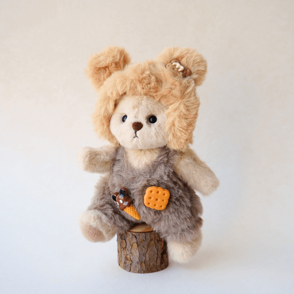 Nubi Teddy Bear & Bear Costume Outfit - 6 Inches (Bear Included)