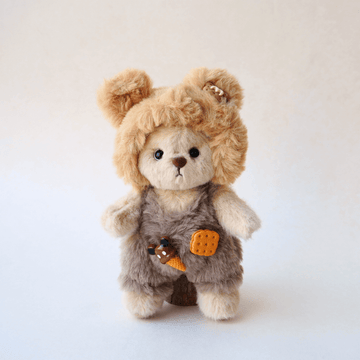 Nubi Teddy Bear & Bear Costume Outfit - 6 Inches (Bear Included)